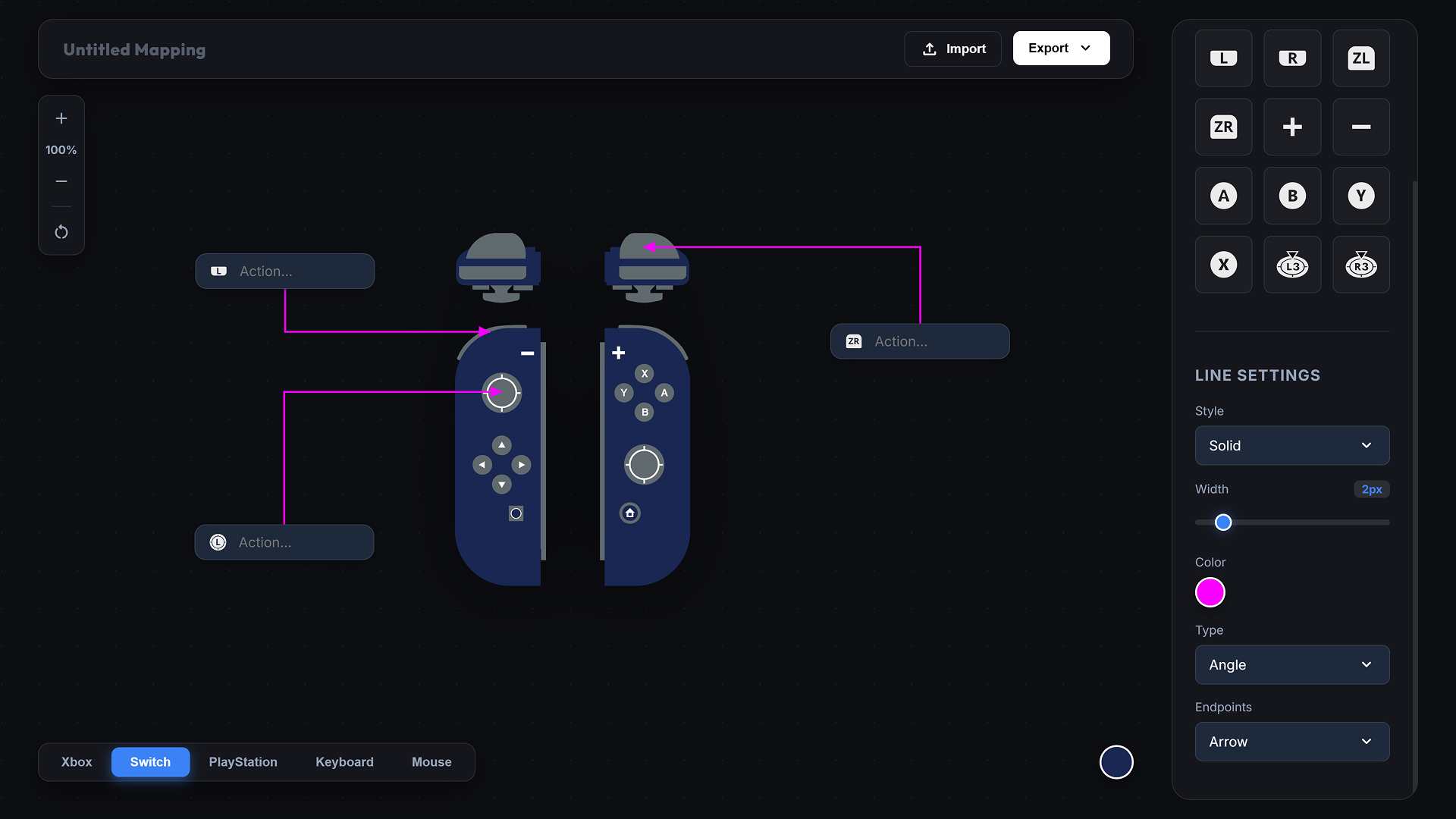 InputMapper Switch mapping